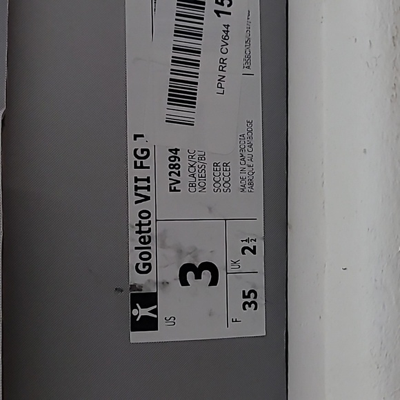 Adidas Goletto VII Soccer Cleats Big Kids Size 3 - Picture 5 of 5